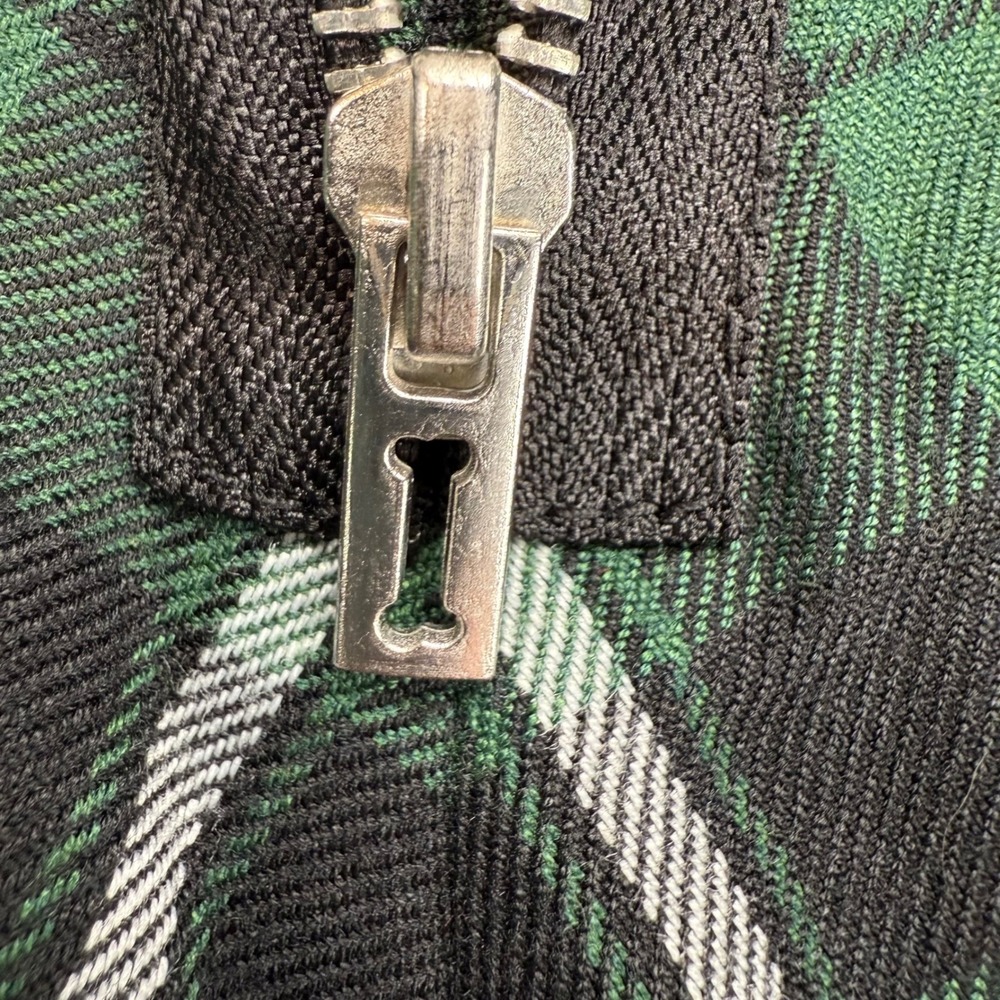 Royal Bones Y2K Daang Goodman Green Plaid Mini Skirt Punk Goth Skater Womens M - Picture 14 of 16